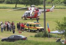 Gert Van Werven werd per helicopter overgebracht naar het ziekenhuis, alwaar gelukkig geen ernstige verwondingen werden vast gesteld. 
